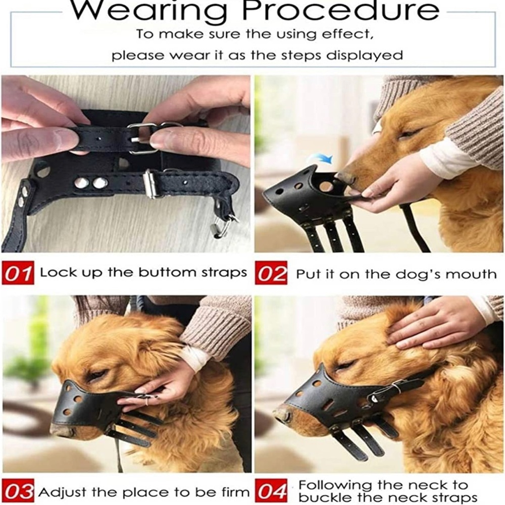 Dog Muzzle Leather, Comfort